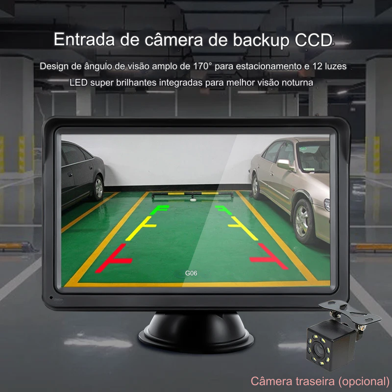 AutoVision® Monitor Multimídia para Veículos - Domus Store