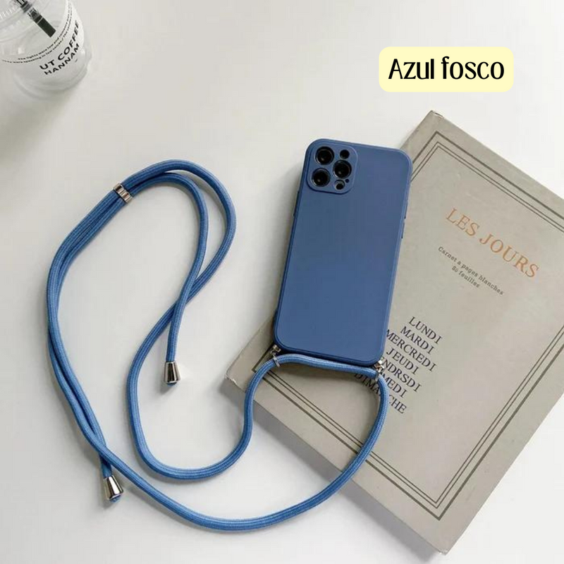 Capa para iPhone com alça "Crossbody" - Domus Store