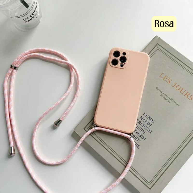 Capa para iPhone com alça "Crossbody" - Domus Store