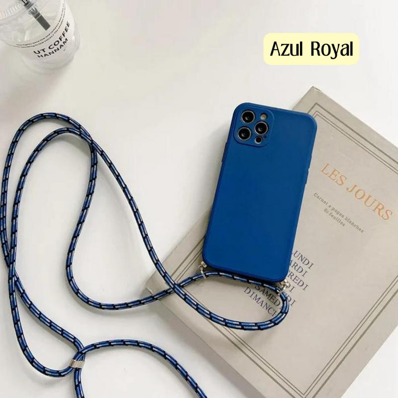 Capa para iPhone com alça "Crossbody" - Domus Store