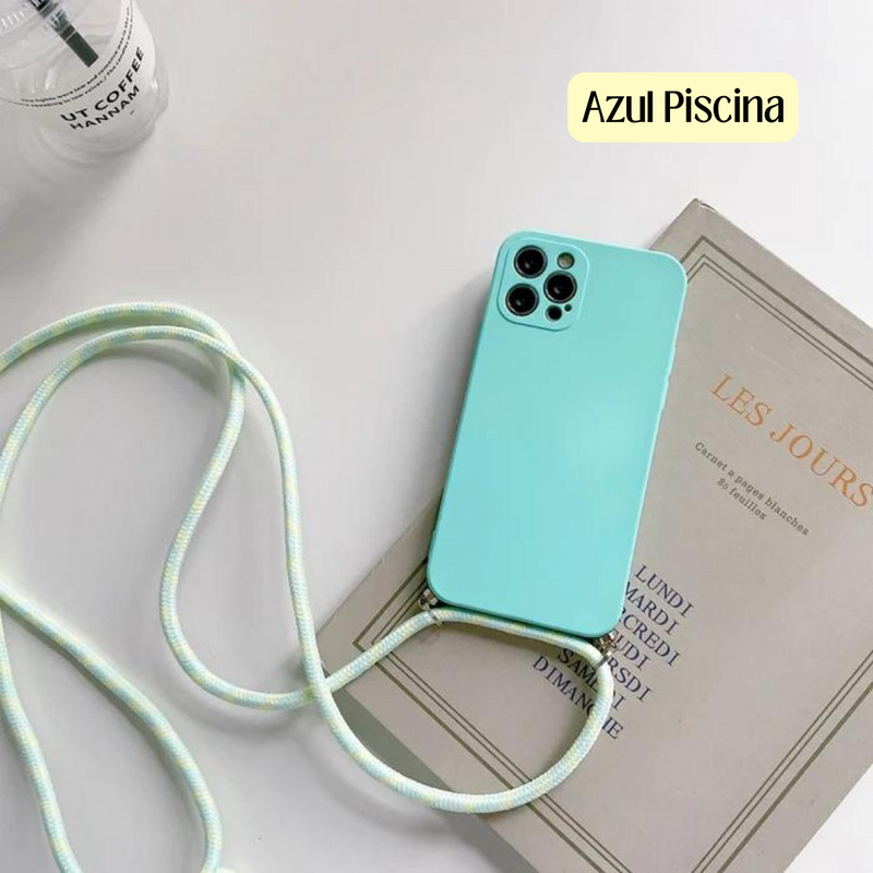 Capa para iPhone com alça "Crossbody" - Domus Store