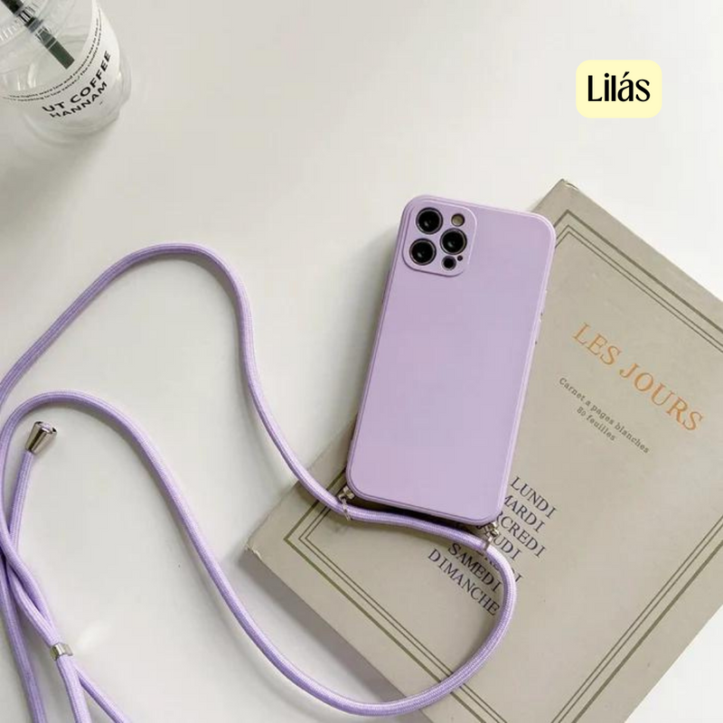 Capa para iPhone com alça "Crossbody" - Domus Store