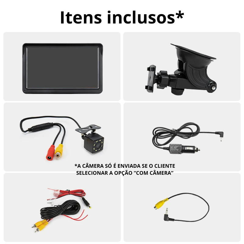 AutoVision® Monitor Multimídia para Veículos - Domus Store