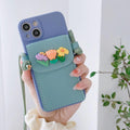 Capa para iPhone com Alça + Bolsinho - Domus Store