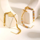 Pulseira Cruz Virgem Maria - Domus Store
