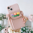 Capa para iPhone com Alça + Bolsinho - Domus Store