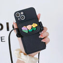 Capa para iPhone com Alça + Bolsinho - Domus Store