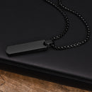Colar Masculino com Inicial - Domus Store